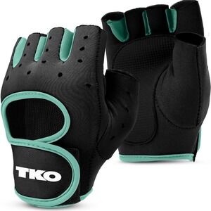TKO Workout Gloves with Non-Slip Padded Grips Neoprene Gloves with Breathable XL